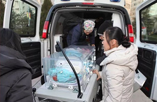 镇原县妇婴监护型护送